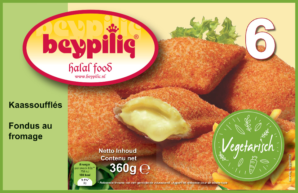 Vegetarische kaassoufles